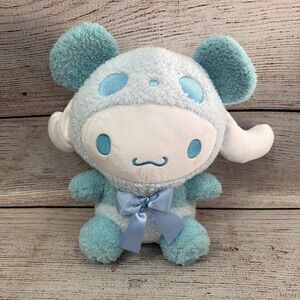 Cinnamoroll Sanrio Blue Panda Sitting Plush 11.8" Round One Exclusive NWT